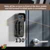TBD06061301_B3 جرس باب فيديو لاسلكي ذكي X6 Home مع شاشة 4.3 بوصة