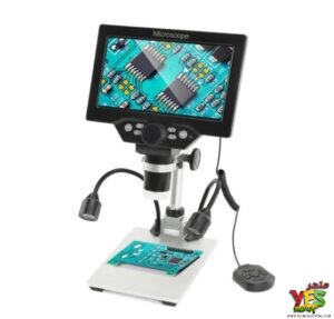 0244 مجهر رقمي إلكتروني B1200 بشاشة LCD مقاس 7 بوصة وتكبير 1200X