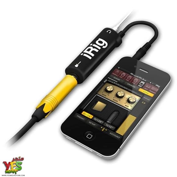51sJfRdWDCL._SX569_ محول iRig لتسجيل وبث الصوت من الميكسر والغيتار للهواتف (AUX)