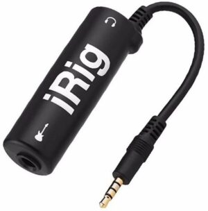 محول iRig لتسجيل وبث الصوت من الميكسر والغيتار للهواتف (AUX)