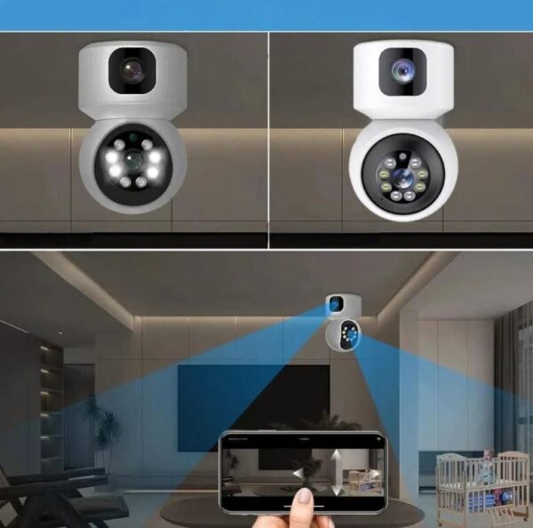 كاميرا مراقبة ذكية SQ001 بدقة 16MP عدستين