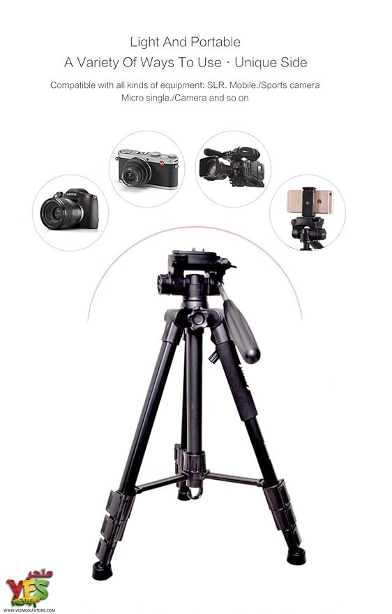 6115XLvpFhL._SY879_ حامل ثلاثي احترافي Jmary KP-2234 ألومنيوم لكاميرات DSLR