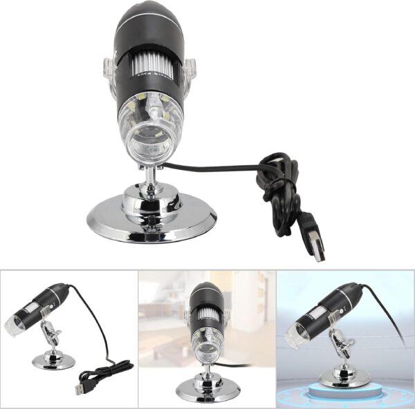 61DhnEWrpiS._AC_SL1500_ ميكروسكوب مجهر الكتروني رقمي 1000X بمنفذ USB مع 8 مصابيح LED