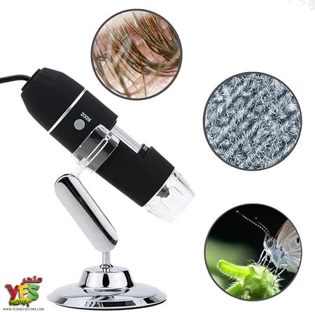 61gxTaUgelL._AC_SX450_ ميكروسكوب مجهر الكتروني رقمي 1000X بمنفذ USB مع 8 مصابيح LED
