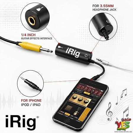 61md7RaD2gL._AC_SY450_ محول iRig Type-C لتسجيل وبث الصوت من الميكسر والغيتار للهواتف تايب سي
