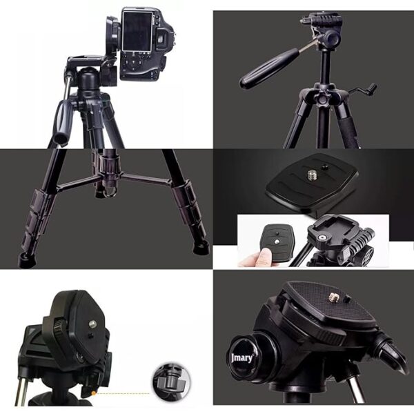 716qb3bWNHL._SX679_ حامل ثلاثي احترافي Jmary KP-2234 ألومنيوم لكاميرات DSLR