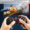 71kkzAWQOSL._AC_SX679_ يد تحكم ألعاب لاسلكية V8 جويستيك مع حامل هاتف