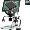 71qaeXVOy3L._AC_SX425_ مجهر رقمي إلكتروني B1200 بشاشة LCD مقاس 7 بوصة وتكبير 1200X