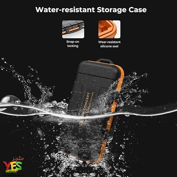 71zrUr+Q9rL._AC_SX569_ حافظة كروت ذاكرة وبطاريات كاميرا مضادة للماء K&F Concept