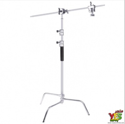 حامل إضاءة سي استاند ميكانيكي  C-Stand احترافي (فولاذ مقاوم للصدأ)