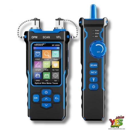 qawsda جهاز فحص كابلات الشبكة والألياف الضوئية NF-8508