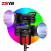 إضاءة تصوير احترافية ملونة ZSYB 500 RGB COB LED (150 واط)