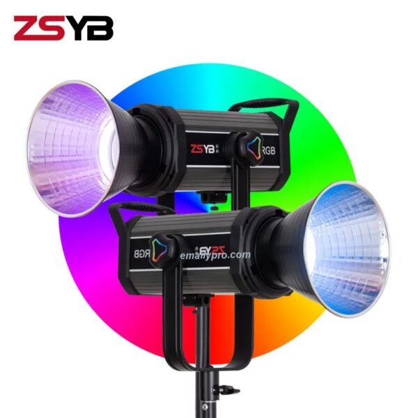 إضاءة تصوير احترافية ملونة ZSYB 500 RGB COB LED (150 واط)