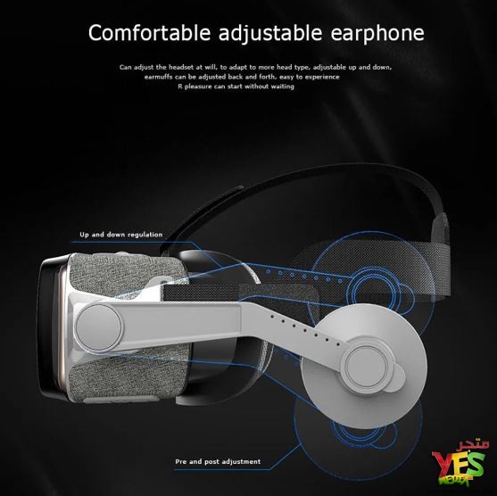 3 نظارات الواقع الافتراضي مع سماعه مدمجة VR Shinecon SC-G07E