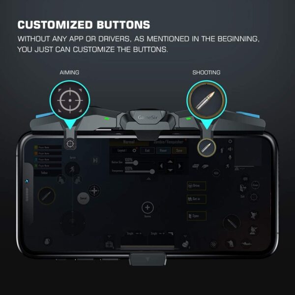 يد التحكم بالألعاب GameSir F4 Falcon Turbo يد ليزر تربو للتحكم بالألعاب GameSir F4 Falcon Turbo