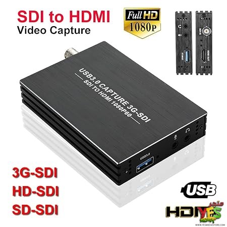 كرت تسجيل والتقاط فيديو بدقة 1080p من SDI إلى USB 3.0