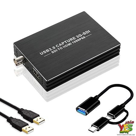 كرت تسجيل والتقاط فيديو بدقة 1080p من SDI إلى USB 3.0