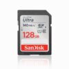 ذاكرة كاميرا SanDisk Ultra بسعة 128 جيجابايت وسرعة نقل 140 ميجابايت/ثانية