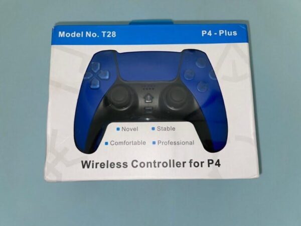 ذراع تحكم لاسلكي للبلايستيشن 4 بتصميم PS5 مع خاصية الاهتزاز والتربو ذراع تحكم لاسلكي للبلايستيشن 4 بتصميم PS5 مع خاصية الاهتزاز والتربو
