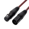 كابل ميكروفون XLR احترافي (ذكر-أنثى) بطول 5 متر كابل ميكروفون XLR احترافي (ذكر-أنثى) بطول 5 متر