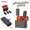 ميكروفون لاسلكي مزدوج Jmary MW-16 للهواتف والكاميرات