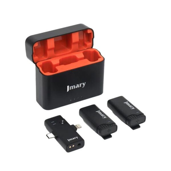 ميكروفون لاسلكي مزدوج Jmary MW-16 للهواتف والكاميرات