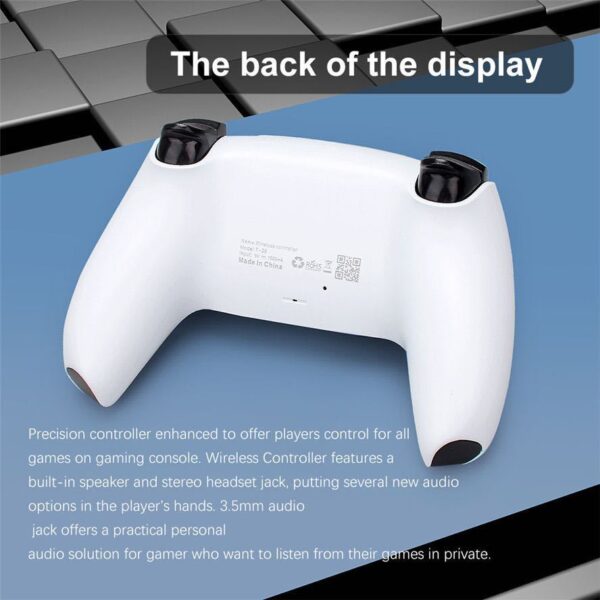 ذراع تحكم لاسلكي للبلايستيشن 4 بتصميم PS5 مع خاصية الاهتزاز والتربو ذراع تحكم لاسلكي للبلايستيشن 4 بتصميم PS5 مع خاصية الاهتزاز والتربو