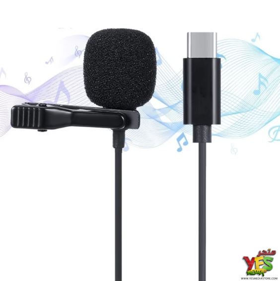 ميكروفون سلكي Type-C بمشبك للتثبيت خاص بالتسجيل المباشر وصناعة المحتوى ميكروفون سلكي Type-C بمشبك للتثبيت خاص بالتسجيل المباشر وصناعة المحتوى