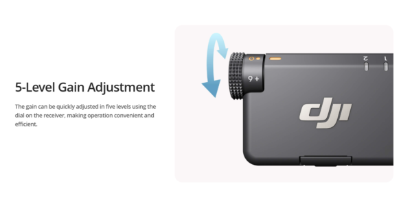 ميكروفون لاسلكي مزدوج DJI Mic Mini مع علبة شحن للاندرويد و الايفون و الكاميرا