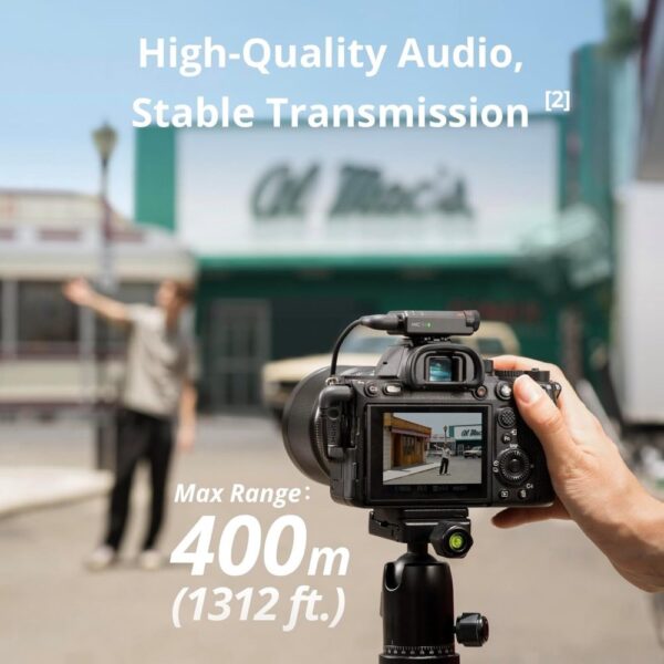 ميكروفون لاسلكي مزدوج DJI Mic Mini مع علبة شحن للاندرويد و الايفون و الكاميرا
