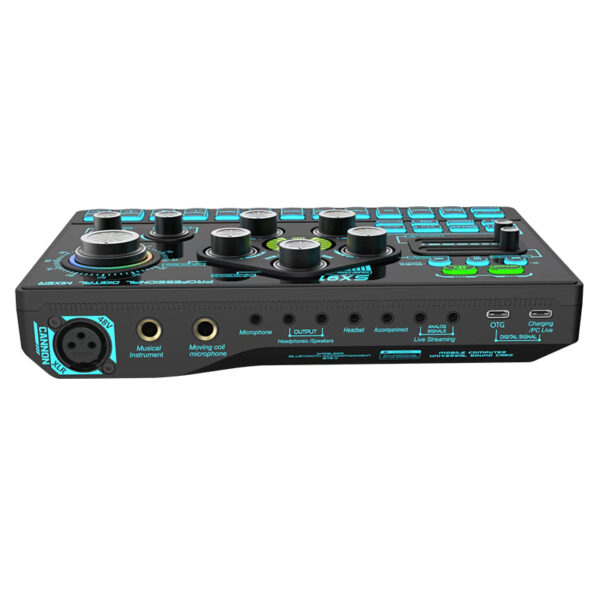 مكسر صوت احترافي SX91 بجهد 48V مع مغير صوت ومنافذ XLR للبث المباشر (3) مكسر صوت احترافي SX91 بجهد 48V مع مغير صوت ومنافذ XLR للبث المباشر